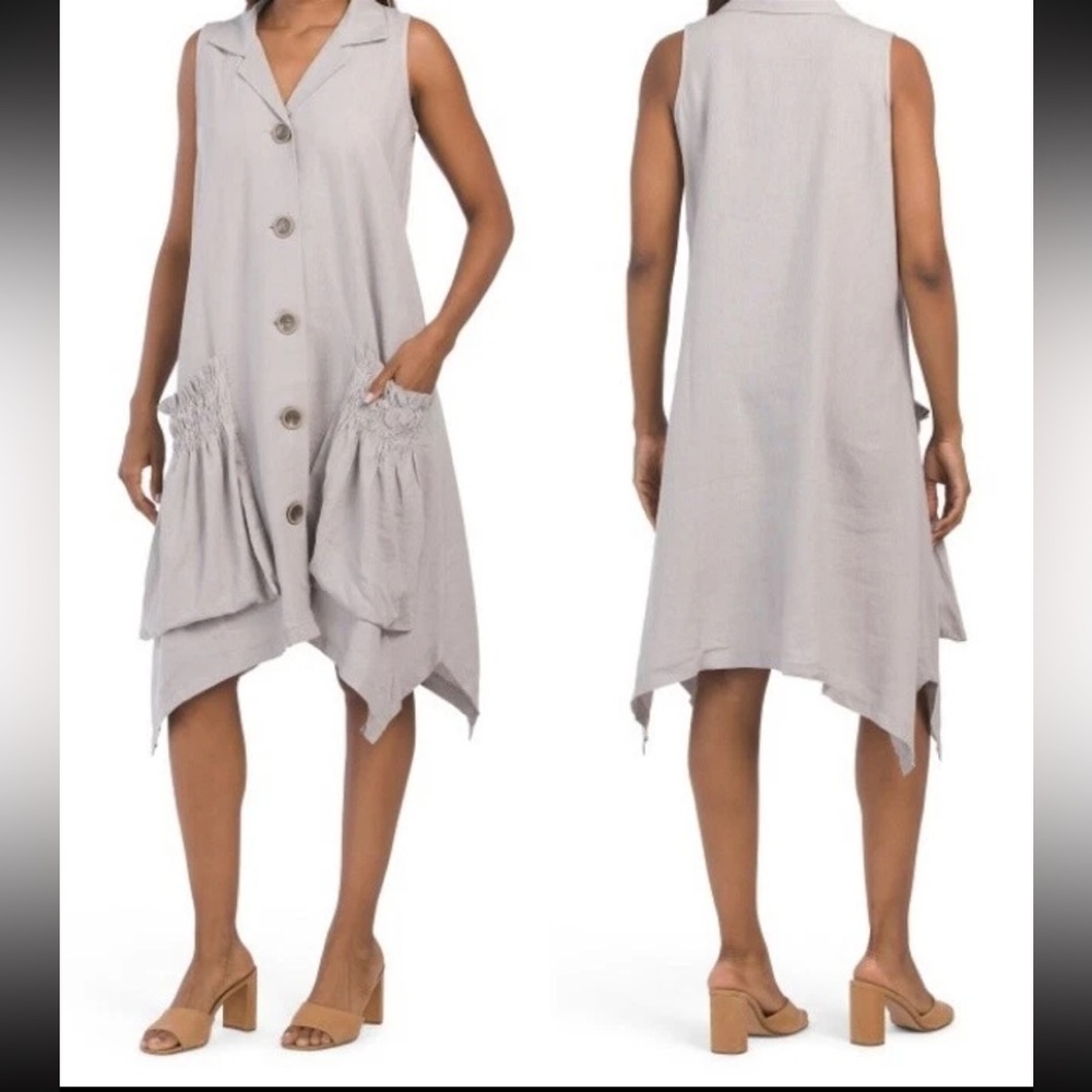 EUC For Cynthia Linen Dress